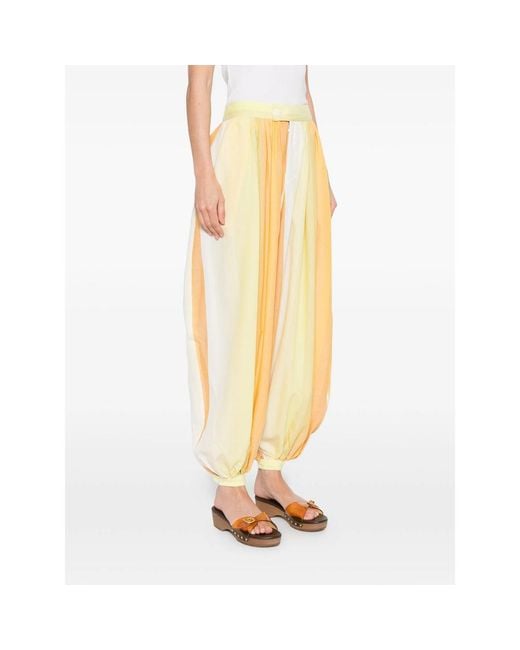 Marrakshi Life Yellow Striped Trousers