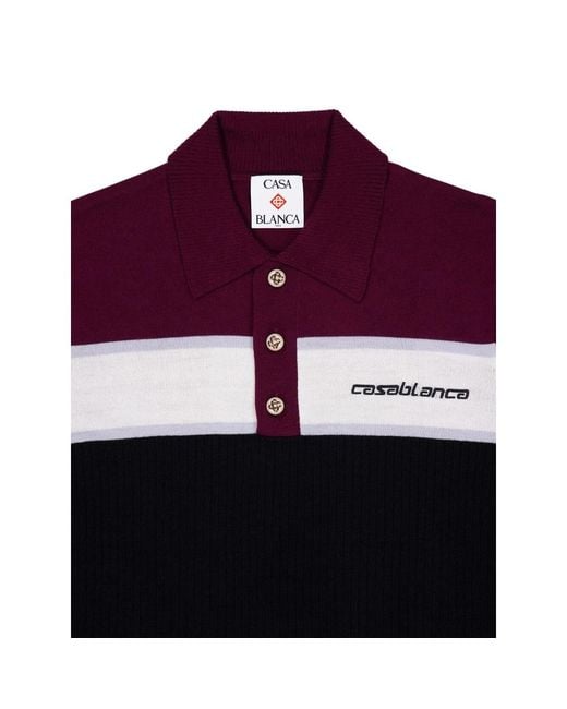 Casablanca Multicolor Polo Shirts for men