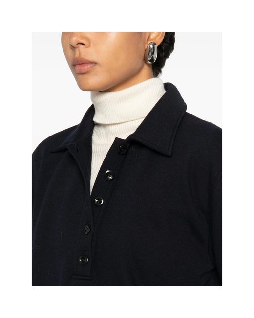 Citizens of Humanity Black Button-Placket Polo Shirt