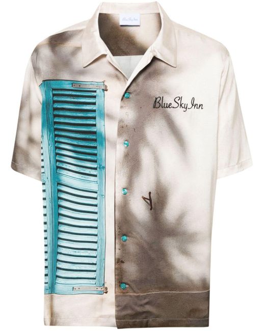 BLUE SKY INN Blue Sky Inn Graphic-Print Short-Sleeve Shirt for men