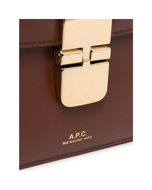 A.P.C. Brown Shoulder Bags for men