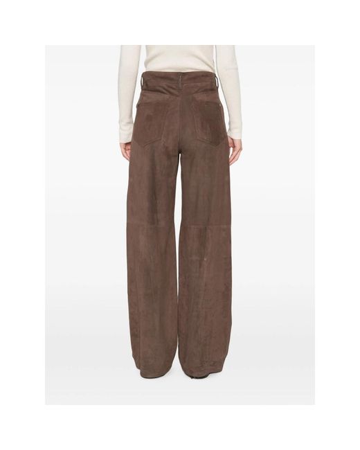 Brunello Cucinelli Brown Trousers