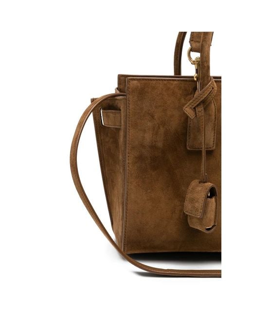 Saint Laurent Brown Tote Bags