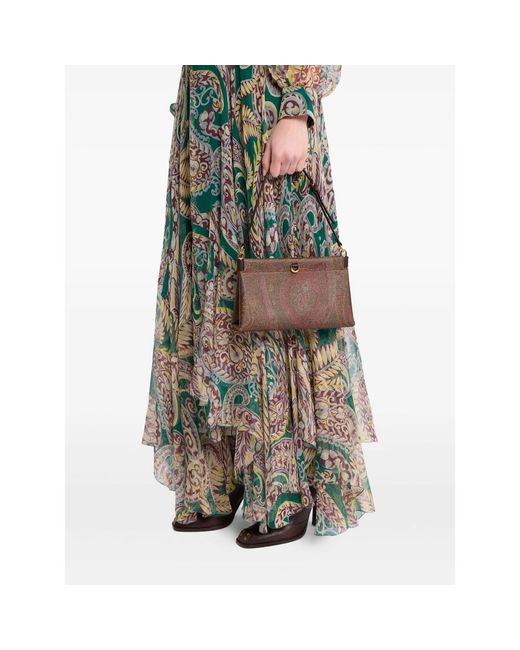 Etro Brown Shoulder Bags