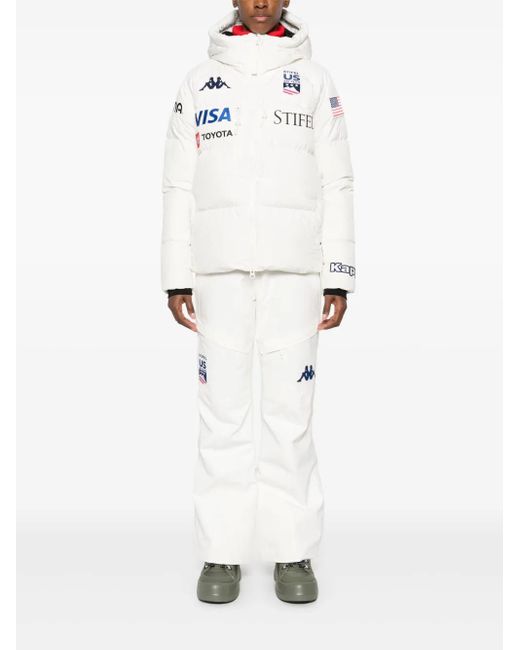 Kappa White X Us Ski Team 6Cento 668C Ski Jacket