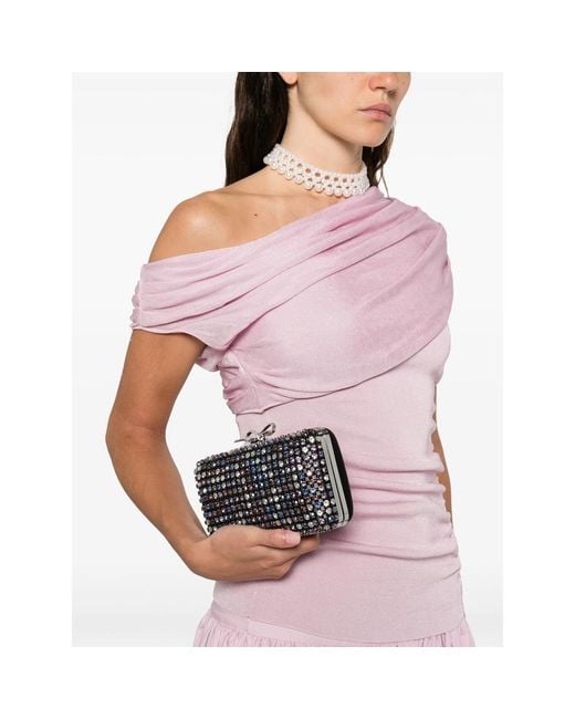 Self-Portrait Black Clutch Bags
