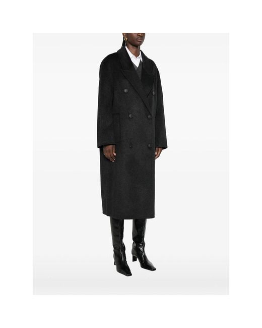 The Dynamis Studio Black Double-Breasted Coat