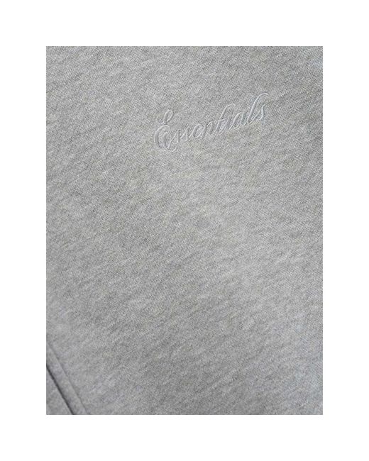 Fear Of God Gray Sweatshirt With Zip Hood for men