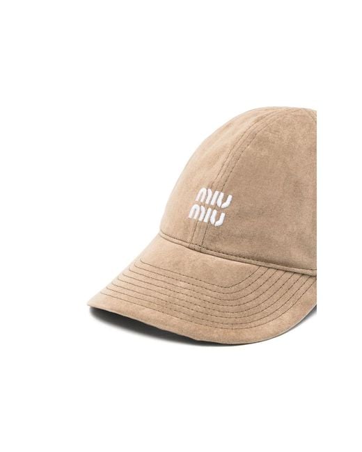 Miu Miu Natural Neutrals Hats