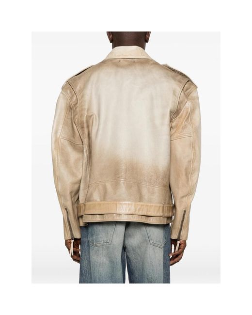 Golden Goose Deluxe Brand Natural Leather Outerwears Neutral for men