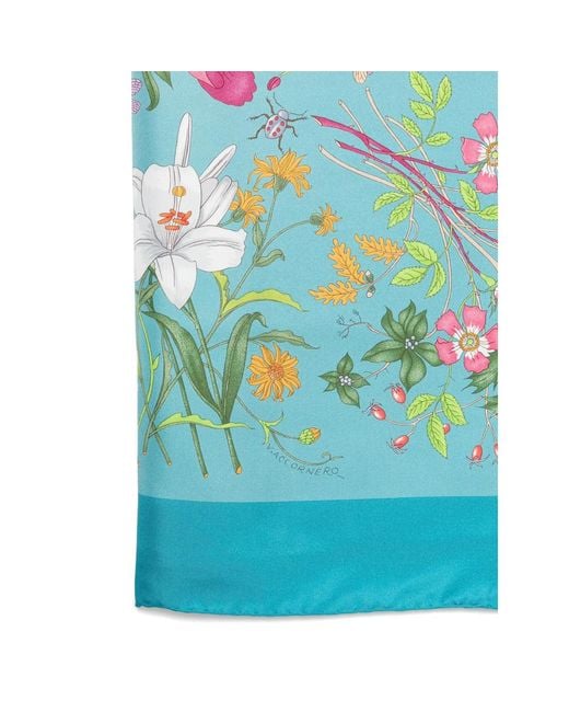 Gucci Blue Scarves
