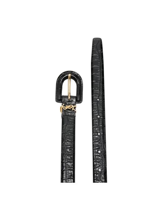 Saint Laurent Black Belts