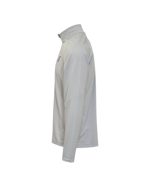 On Shoes Gray Climate Sweatshirt for men