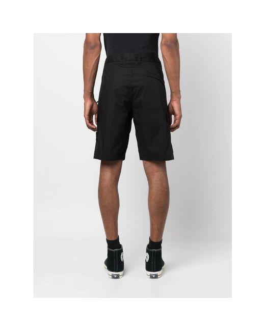 Stone Island Black Shorts for men