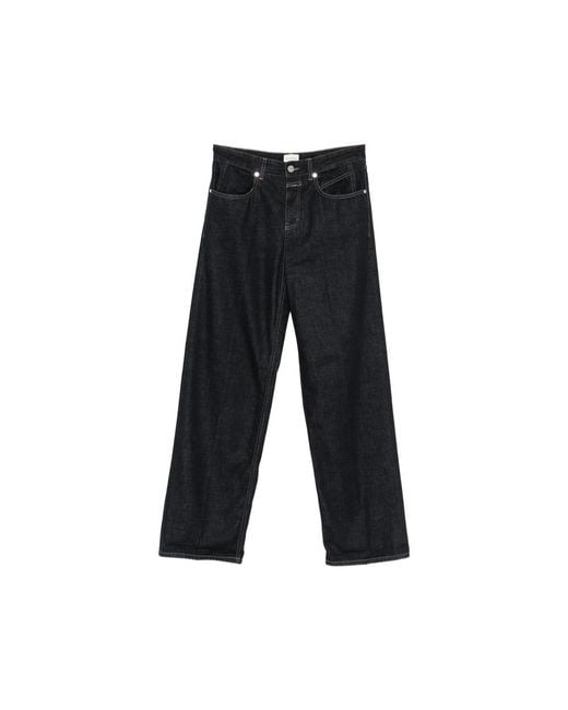 Closed Black Wide Jeans
