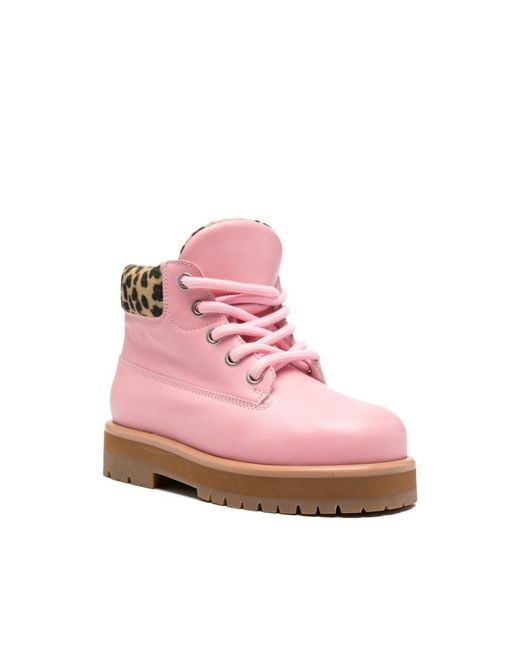 PDF Pink Strada Low Cheetah-Print Boots for men