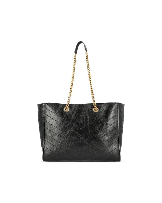 Saint Laurent Black Tote Bags