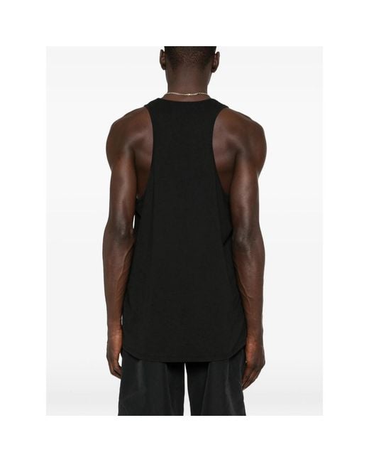Willy Chavarria Black Logo-Print Paint-Splatter Vest for men