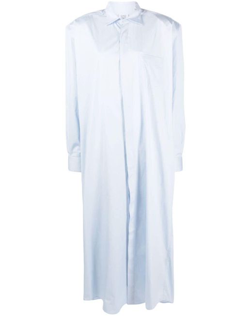 Vetements White Shirt Maxi Dress