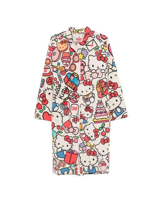 Péro Red Printed Jacket