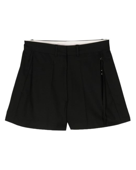 Low Classic Black Low-Waist Tailored Shorts