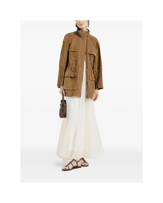 Brunello Cucinelli Brown Jackets