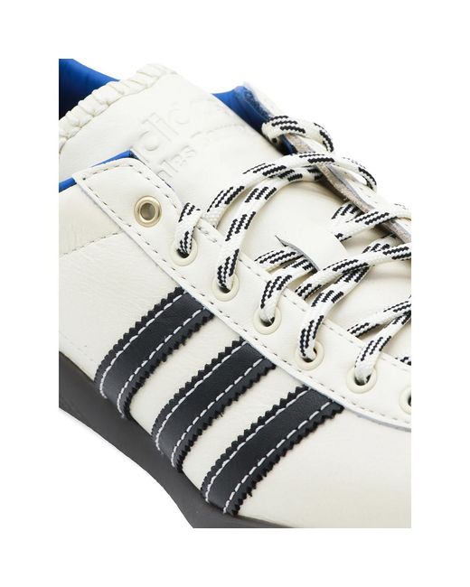 Adidas Blue X Walles Bonner Karintha Og Leather Low-Top Sneakers for men