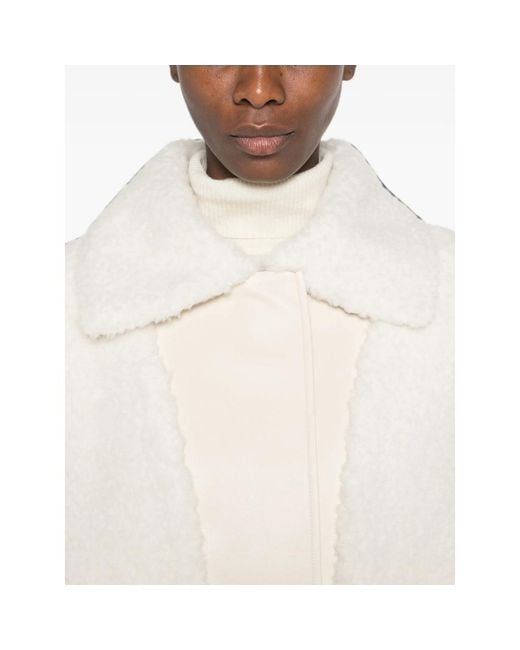 Sportmax White Filtro Zip-Fastening Jacket