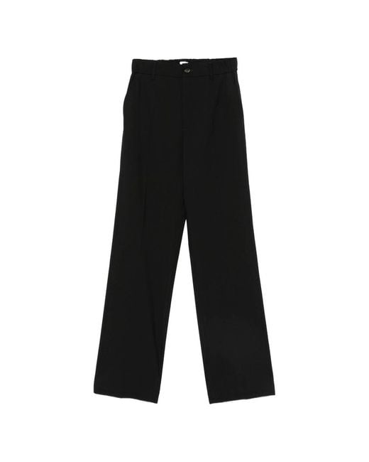 Covert Black Straight-Leg Trousers