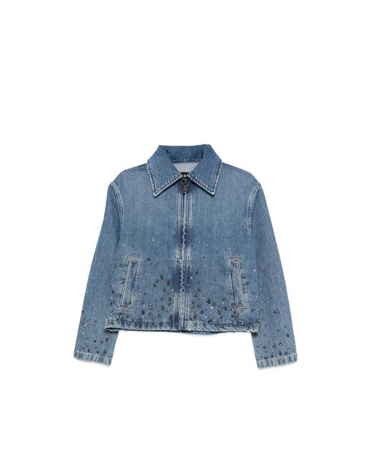 7 For All Mankind Blue Outerwears