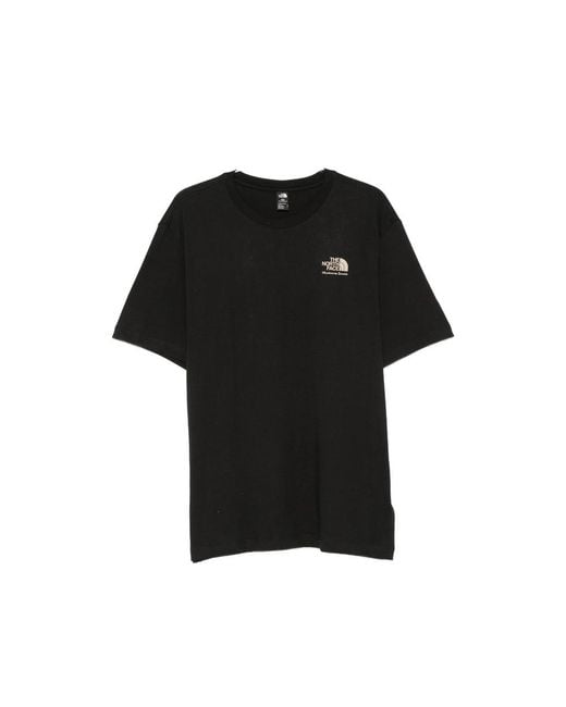 The North Face Black Graphic-Print T-Shirt for men