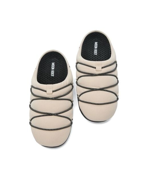 Moonboot Brown Soft Slippers for men