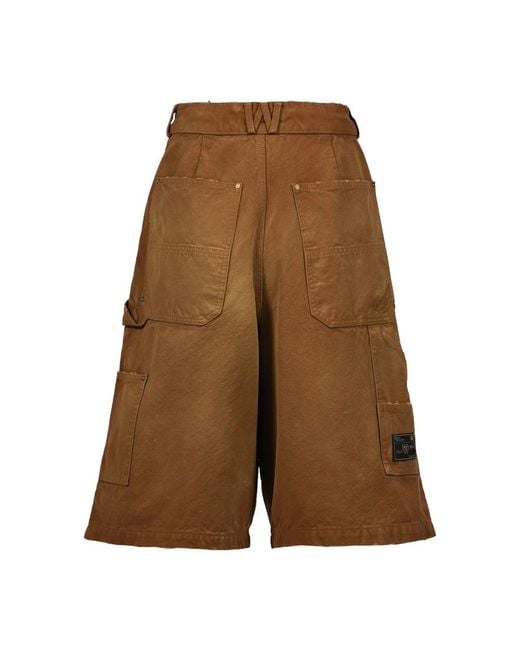 Willy Chavarria Brown Shorts for men