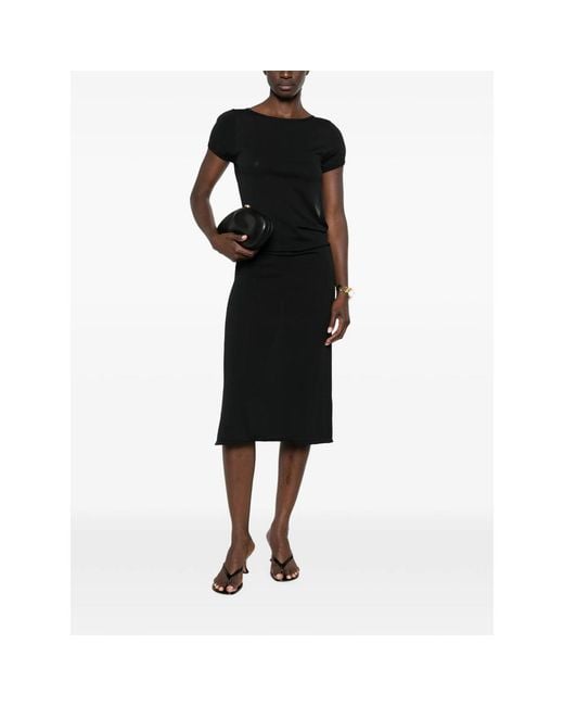 Frankie's Bikinis Black X Jennie Rosalie Midi Dress