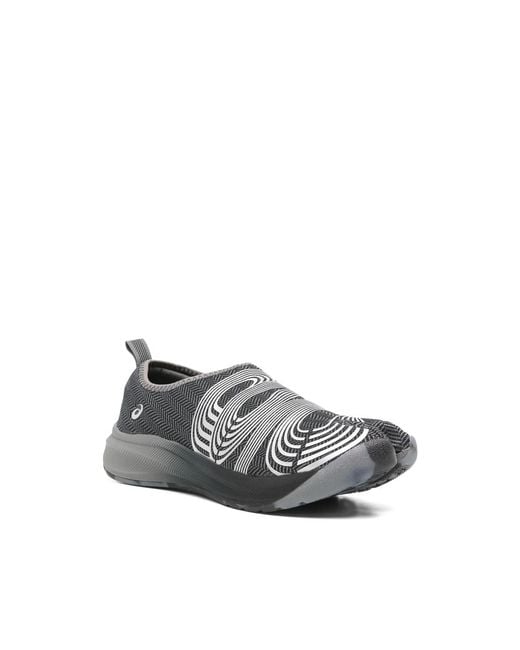 Kiko Kostadinov X Asics Gray X Kiko Kostadinov Lyasa Ff Split-Toe Graphic-Print Sneakers for men