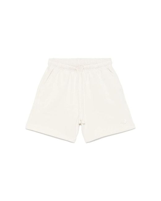 New Balance White Shorts