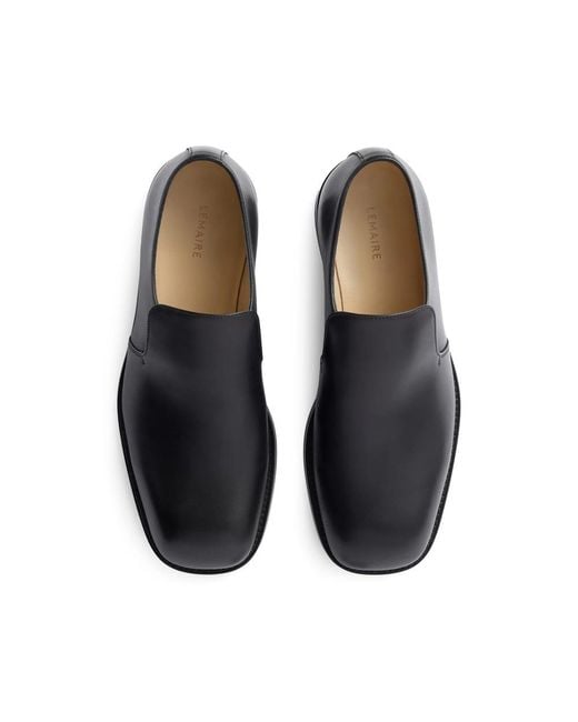 Lemaire Black Formal Loafers for men