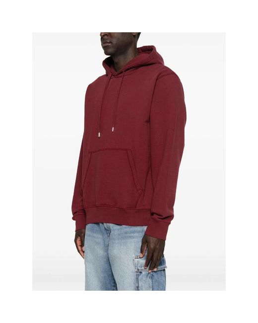 Arte' Red Graphic-Print Drawstring Hoodie for men