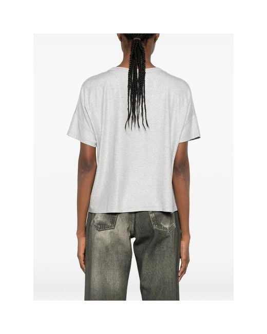 Majestic Filatures White Crew Neck T-Shirt