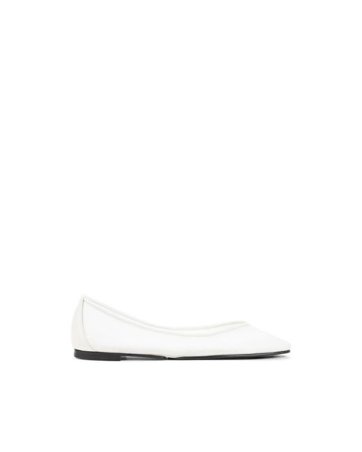 Jacquemus White Ballet Flats