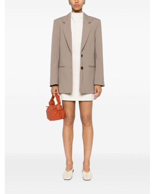 By Malene Birger Brown Ophie Single-Breasted Blazer
