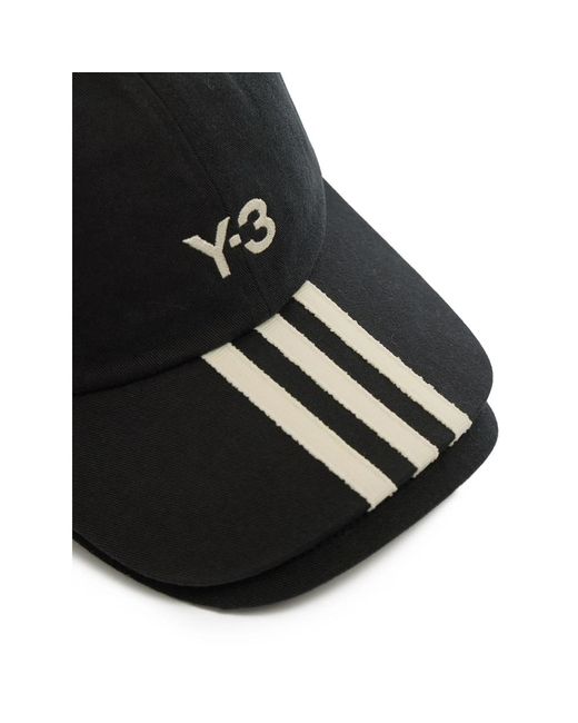 Y-3 Black Hats for men