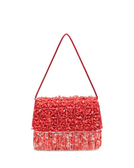Cult Gaia Red Shoulder Bag Idalia Canyo