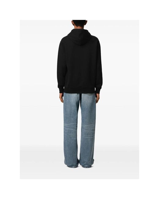 AMI Black Ami De Coeur Embroidery Sweater