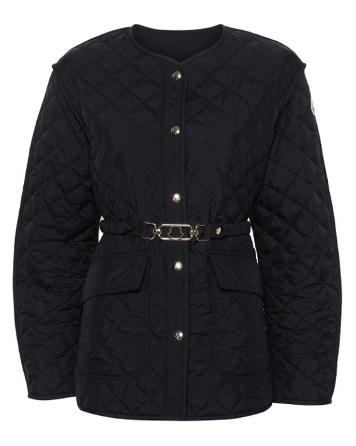 Moncler Black Corinto Padded Quilted Jacket