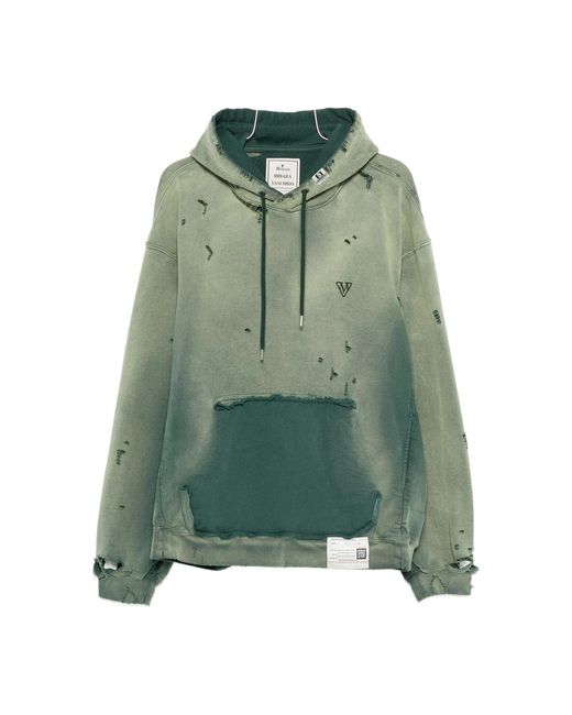 Maison Mihara Yasuhiro Green Sweaters & Knitwear for men