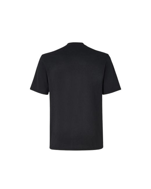 Fendi Black Cotton T-Shirt for men