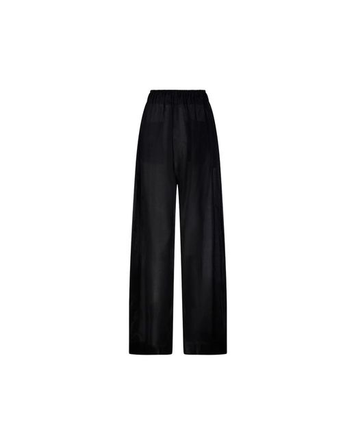 Thelatest Black Dora Elasticated Trousers
