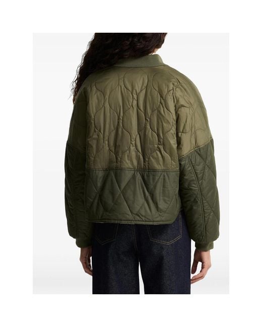Barbour Green Reversible Quilted Jacket