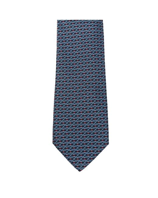 Ferragamo Blue Ties for men